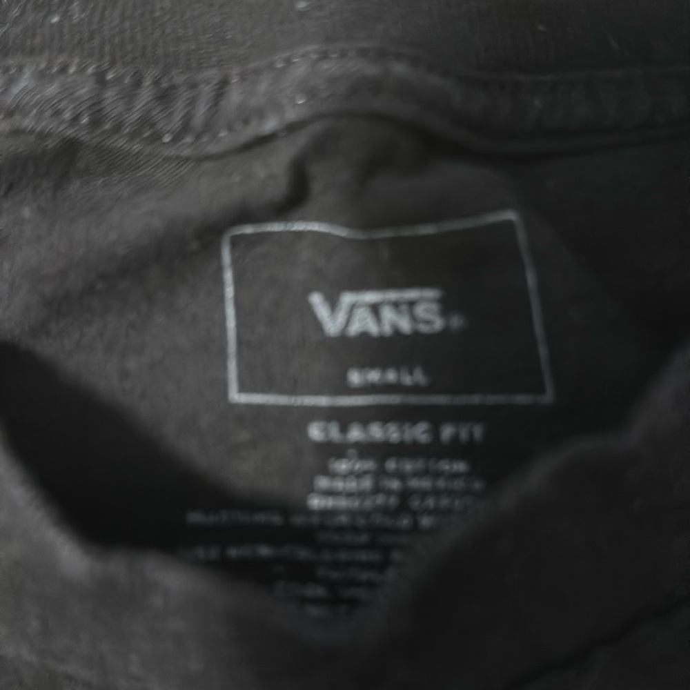 Size small original vans long sleeve T-shirt hardly worn